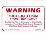 Label, Solo Front Seat Only