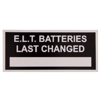 ELT Battery Change